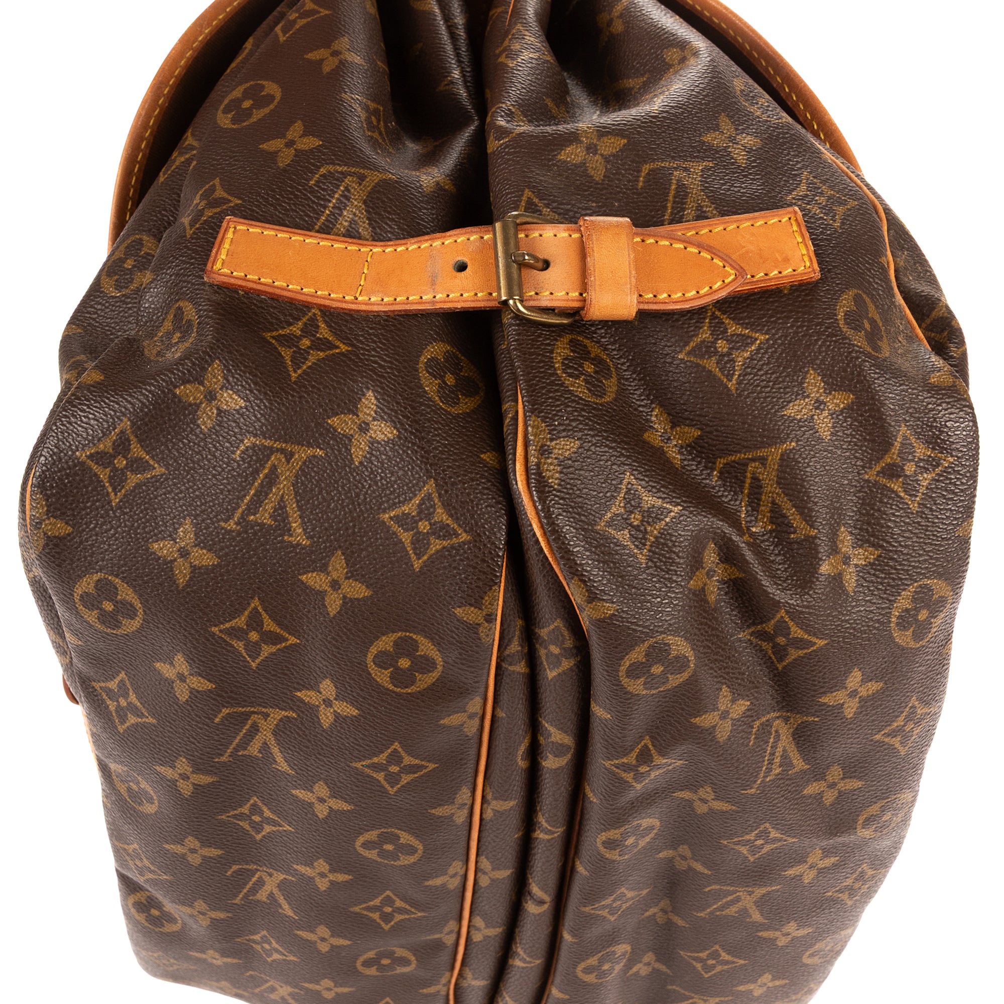 Shoulder Bag Saumur GM Brown Monogram Canvas