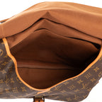 Shoulder Bag Saumur GM Brown Monogram Canvas