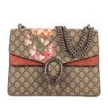 Bolso de Hombro Dionysus Mediano con Estampado Floral Beige Lona Recubierta Supreme