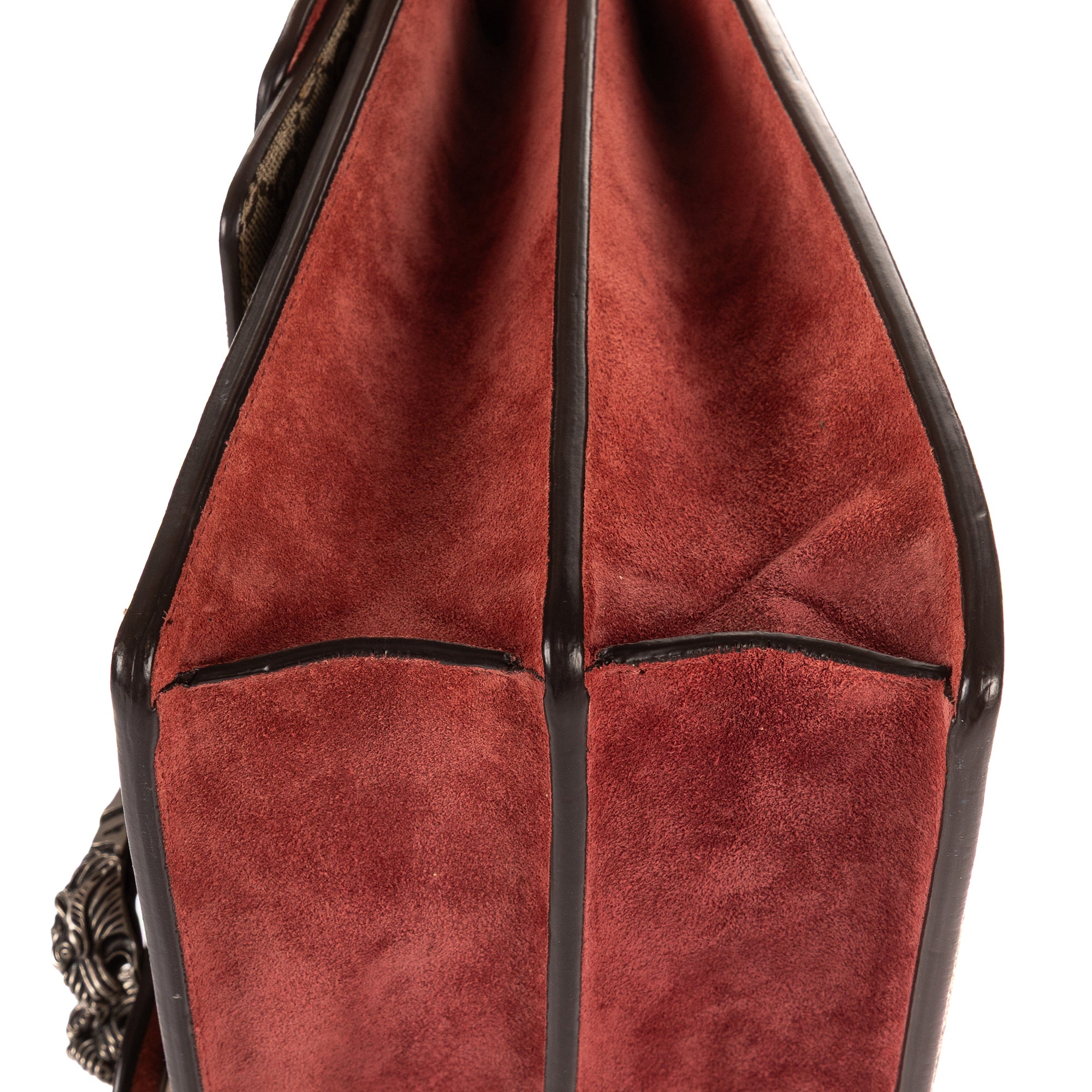 Bolso de Hombro Dionysus Mediano con Estampado Floral Beige Lona Recubierta Supreme