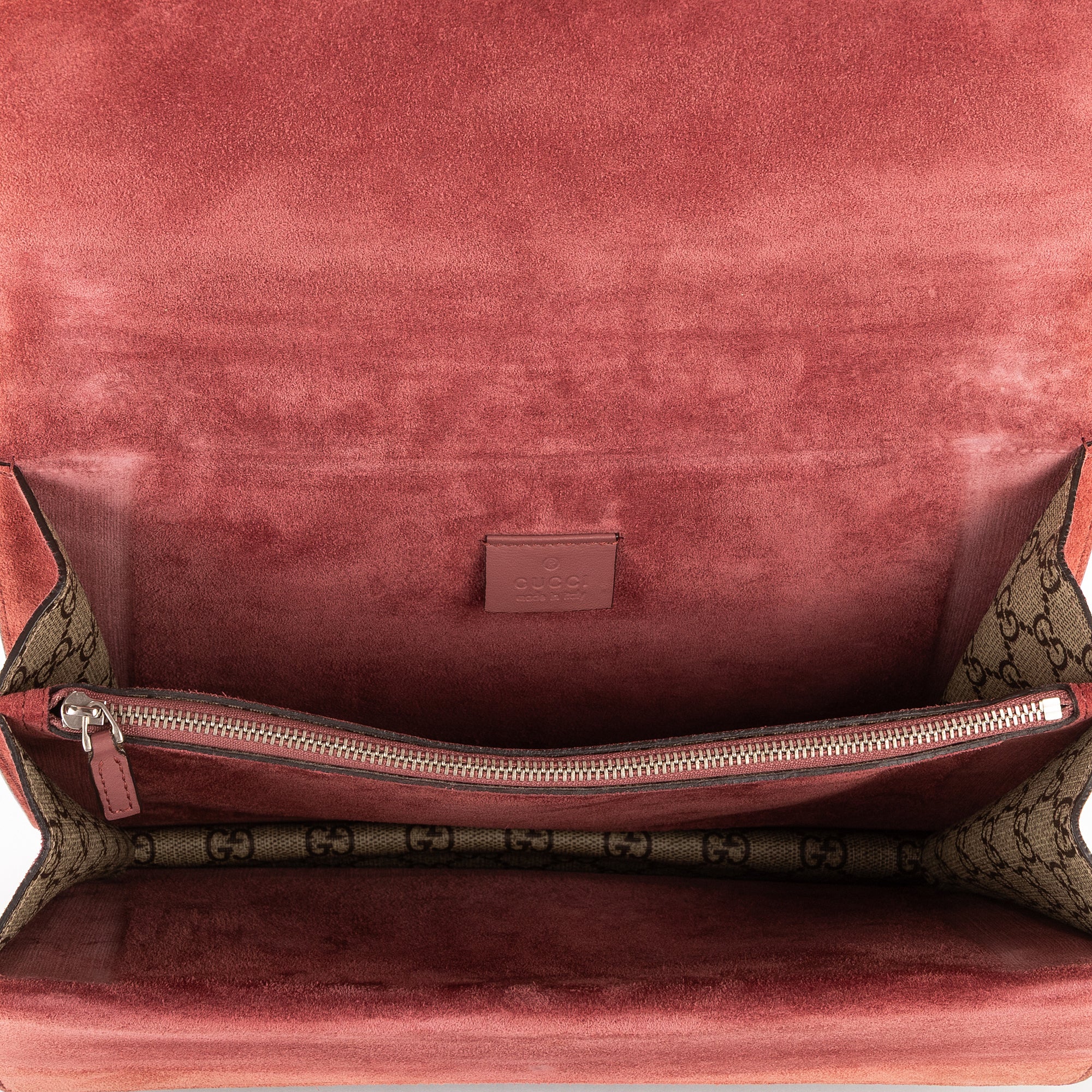 Bolso de Hombro Dionysus Mediano con Estampado Floral Beige Lona Recubierta Supreme