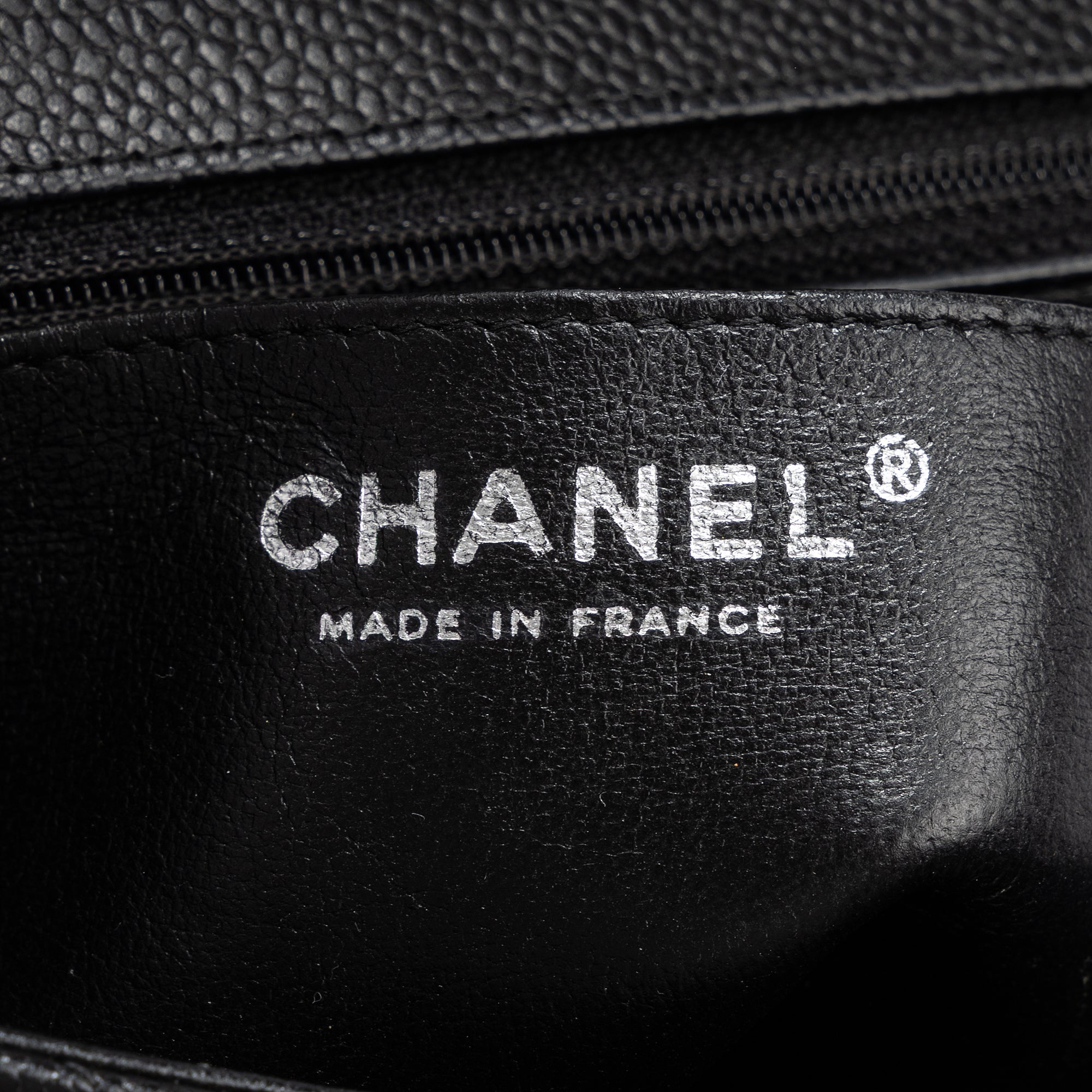 Shoulder Bag Classic Mini Flap Black Caviar Grained Leather