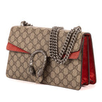 Bolso de Hombro Pequeño Dionysus Lona Revestida Supreme Beige