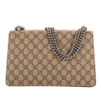 Bolso de Hombro Pequeño Dionysus Lona Revestida Supreme Beige