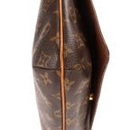Bolso bandolera Musette Tango de lona Monogram marrón
