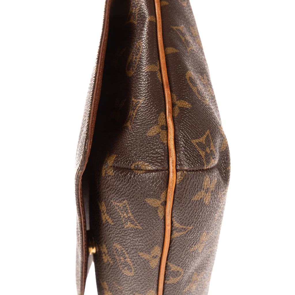 Bolso bandolera Musette Tango de lona Monogram marrón