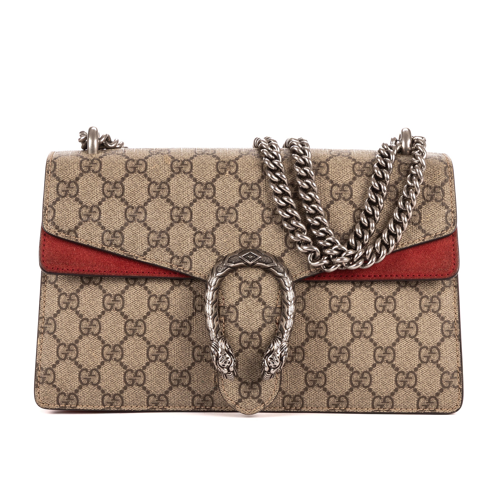 Bandolera Dionysus Pequeña Lona Revestida Supreme Beige