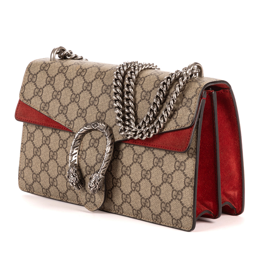 Bandolera Dionysus Pequeña Lona Revestida Supreme Beige