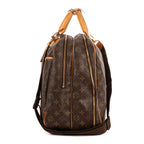 Handbag Alizé 24h Single Zip Brown Monogram Canvas
