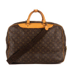 Handbag Alizé 24h Single Zip Brown Monogram Canvas