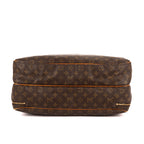 Handbag Alizé 24h Single Zip Brown Monogram Canvas