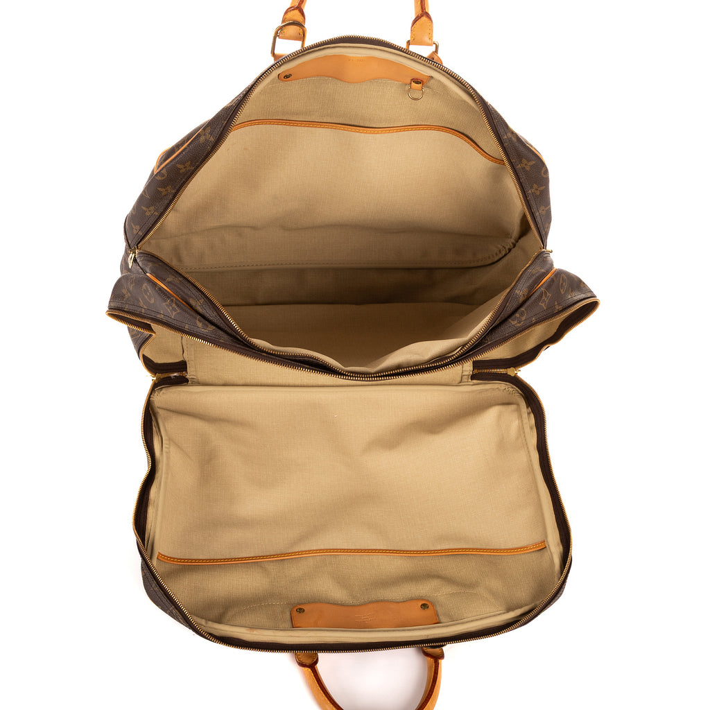 Handbag Alizé 24h Single Zip Brown Monogram Canvas