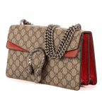 Shoulder Bag Dionysus Small Beige Supreme Coated Canvas