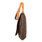 Bolso Bandolera Musette Salsa Correa Larga GM Lona Monogram Marrón