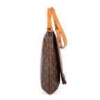 Bolso Bandolera Musette Salsa Correa Larga GM Lona Monogram Marrón
