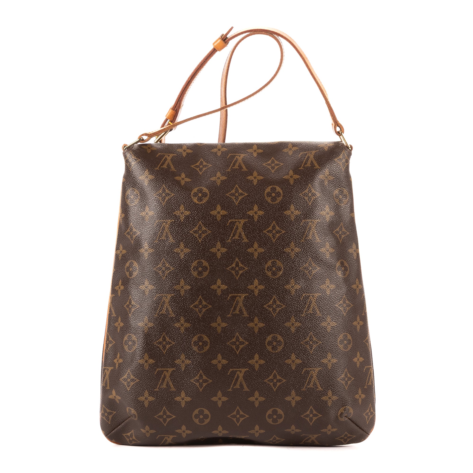 Crossbody Musette Salsa Long Strap GM Brown Monogram Canvas