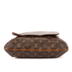 Bolso Bandolera Musette Salsa Correa Larga GM Lona Monogram Marrón
