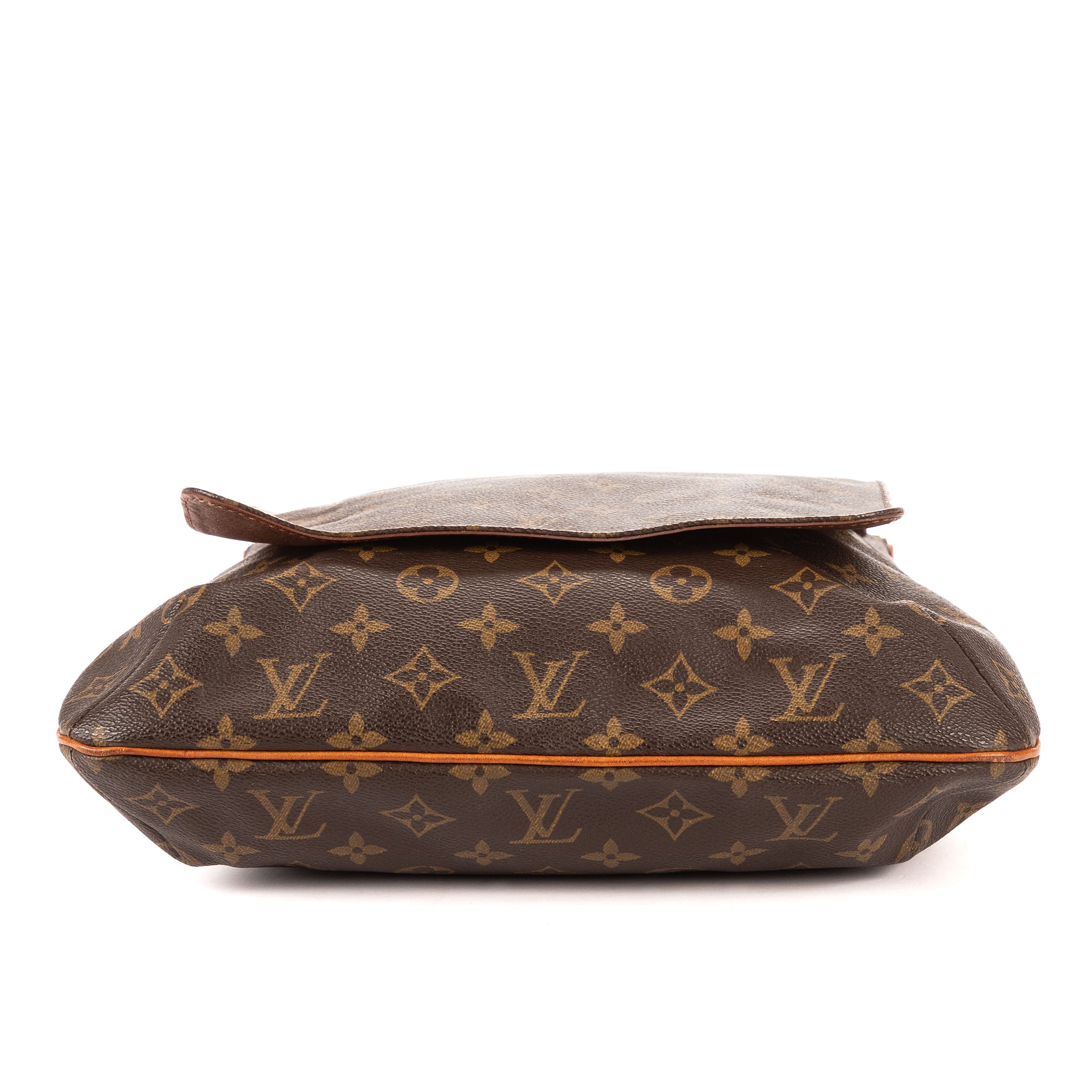 Bolso Bandolera Musette Salsa Correa Larga GM Lona Monogram Marrón