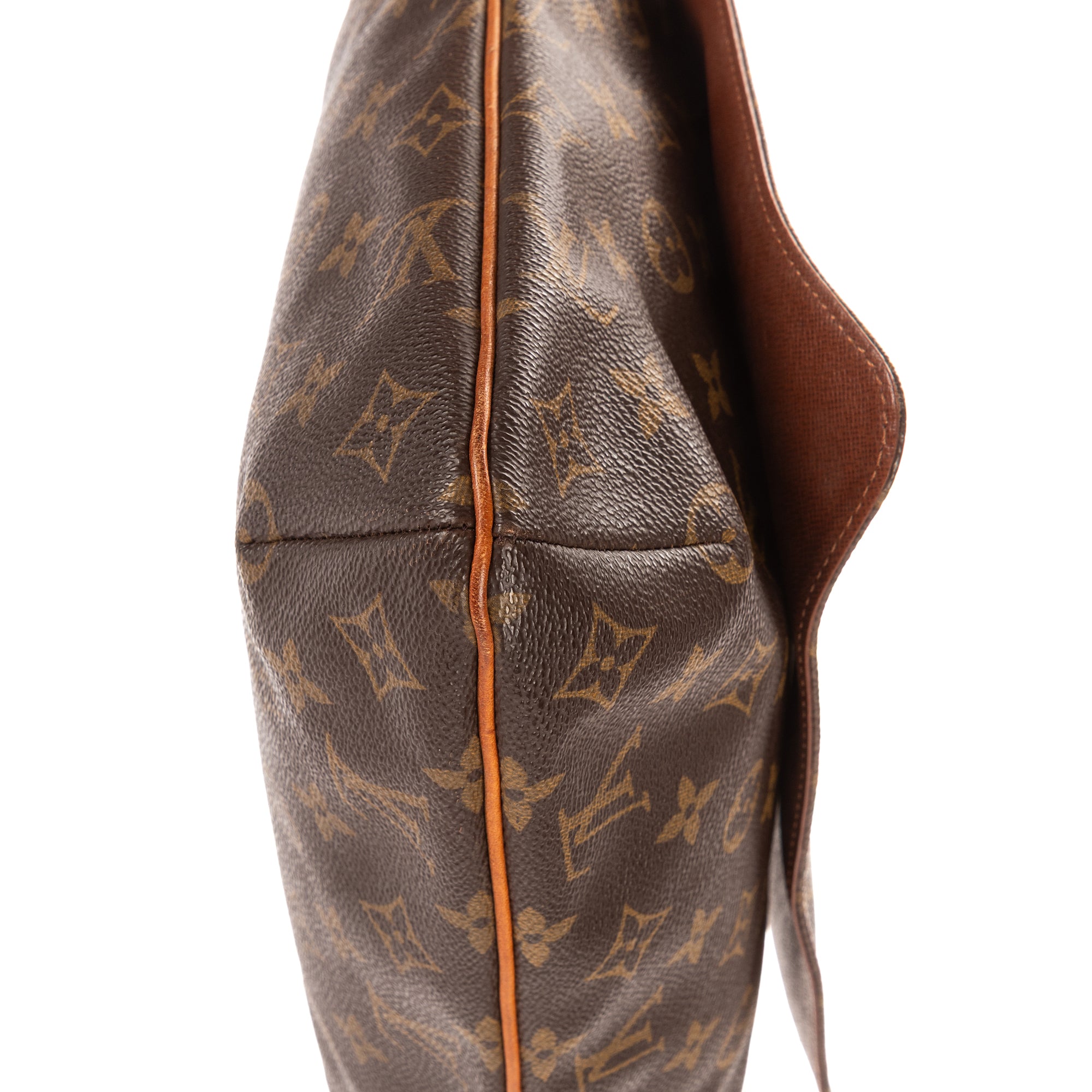Bolso Bandolera Musette Salsa Correa Larga GM Lona Monogram Marrón