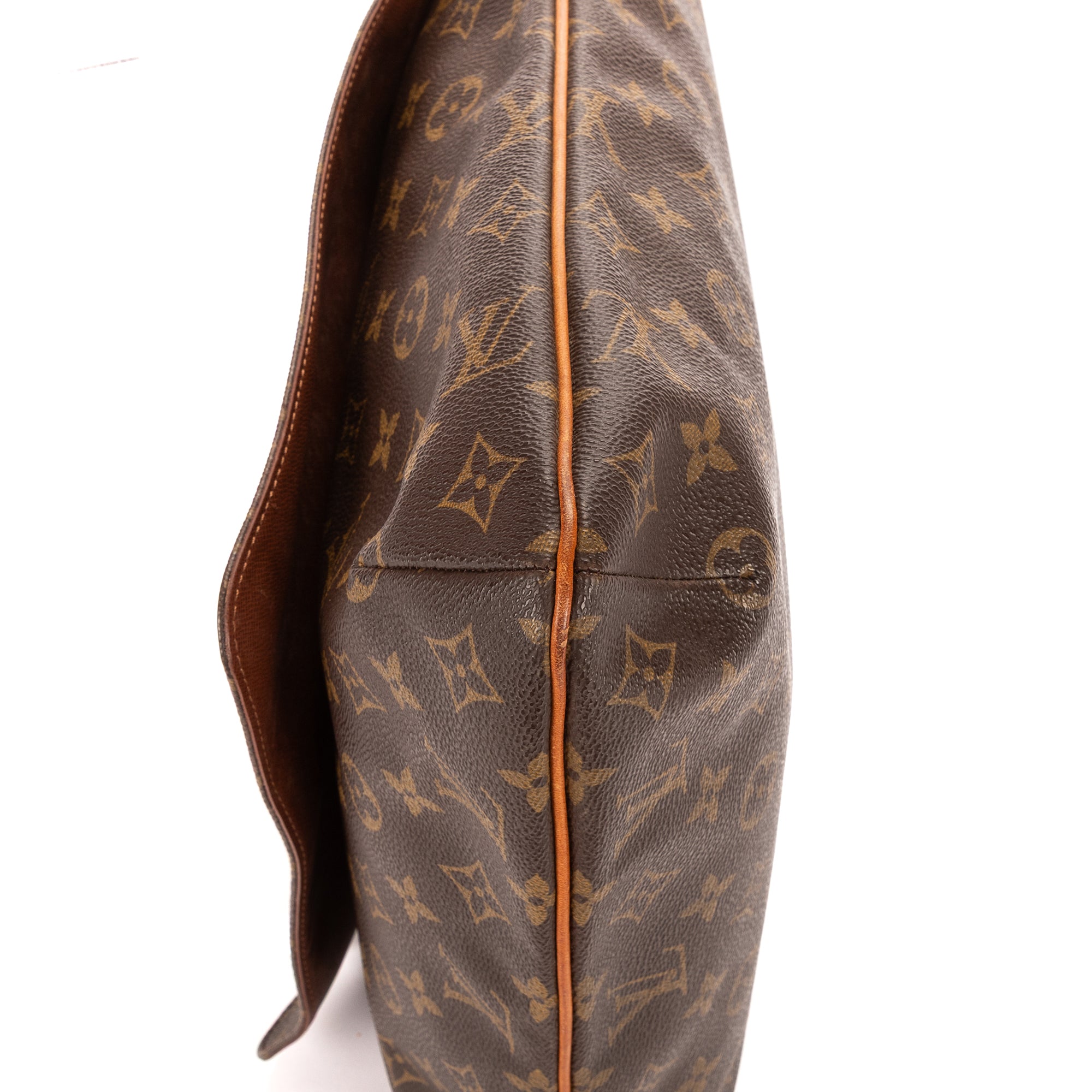 Bolso Bandolera Musette Salsa Correa Larga GM Lona Monogram Marrón