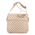 Shoulder Bag Naviglio White Damier Azur