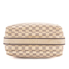 Shoulder Bag Naviglio White Damier Azur