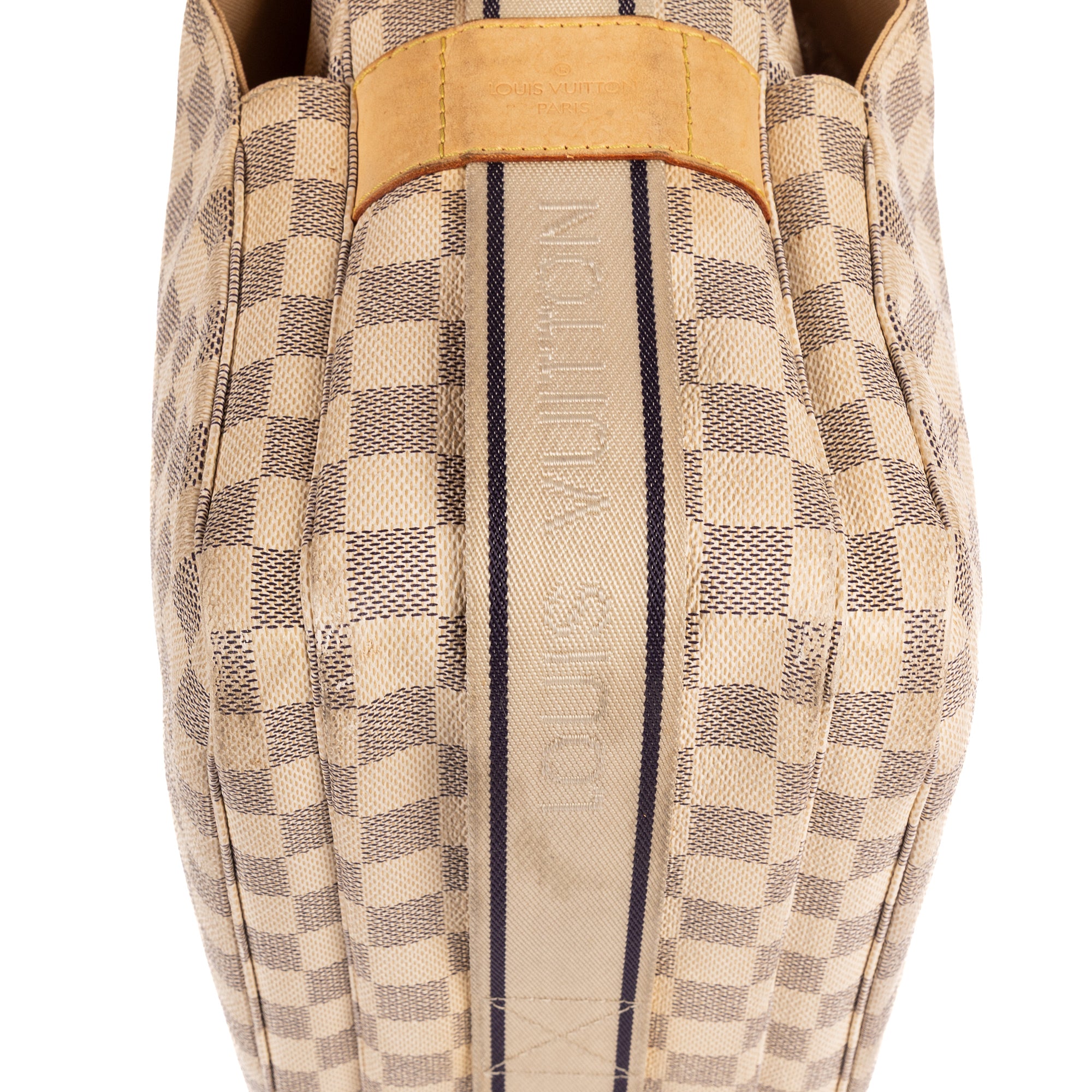 Shoulder Bag Naviglio White Damier Azur