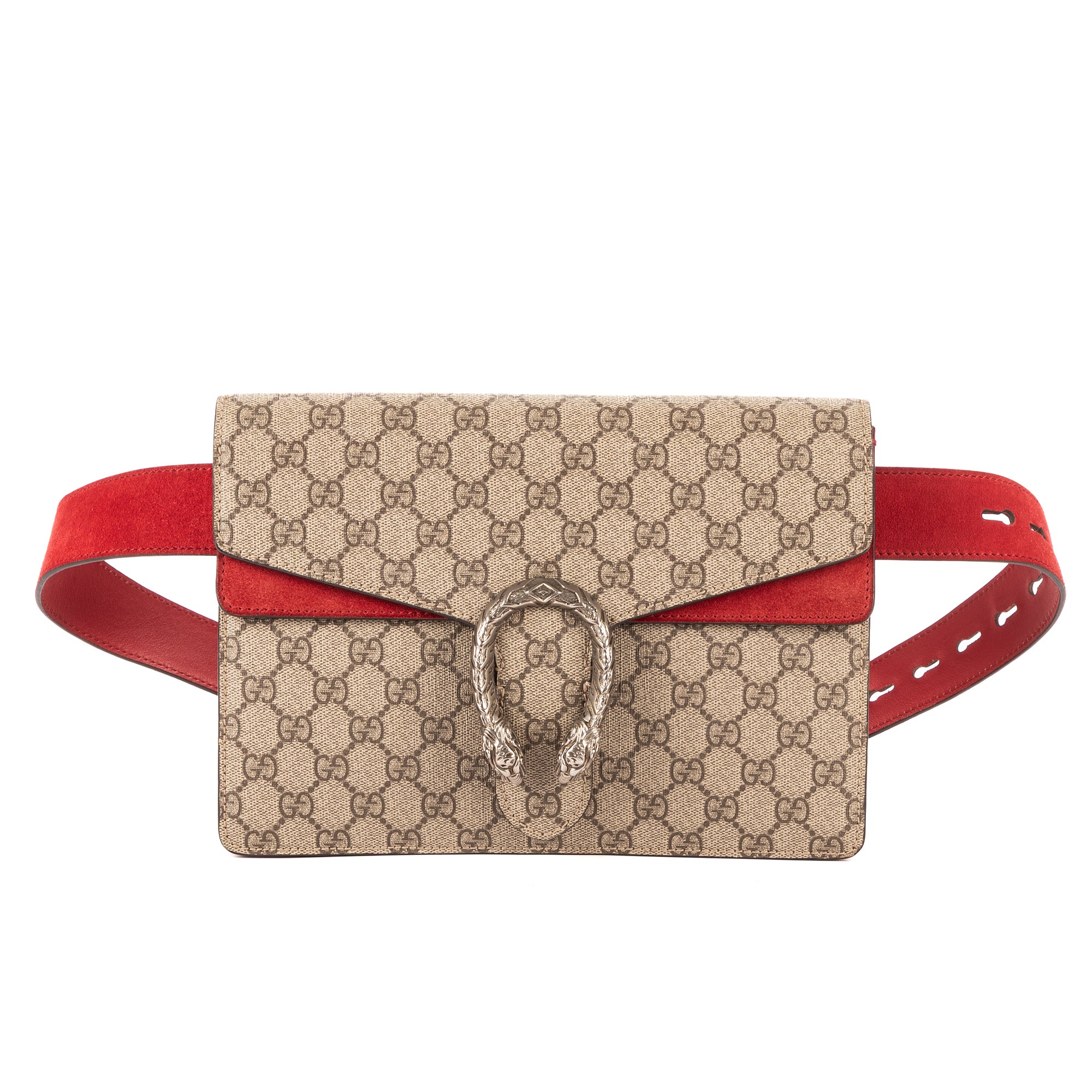 Riñonera Dionysus pequeña en lona revestida Supreme beige
