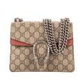 Bolso de Hombro Dionysus Mini Lona Revestida Supreme Beige/Piel Ante