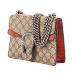 Bolso de Hombro Dionysus Mini Lona Revestida Supreme Beige/Piel Ante