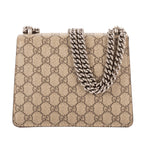 Bolso de Hombro Dionysus Mini Lona Revestida Supreme Beige/Piel Ante