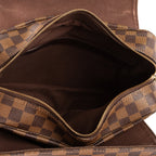 Bandolera Naviglio Damier Ebene Marrón Oscuro