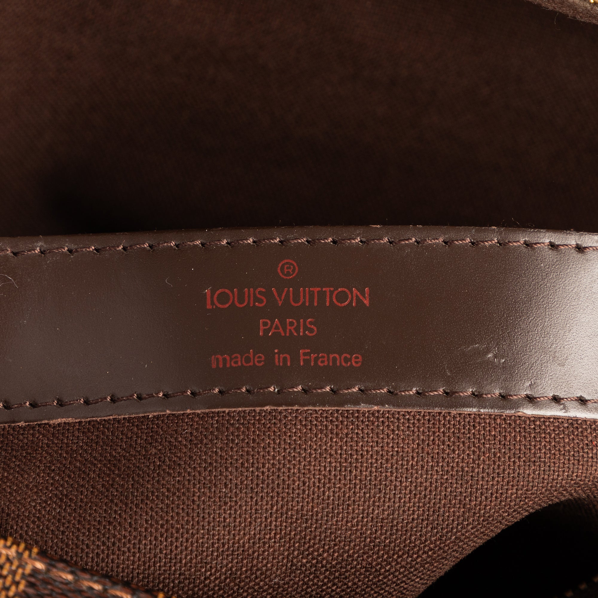 Bandolera Naviglio Damier Ebene Marrón Oscuro
