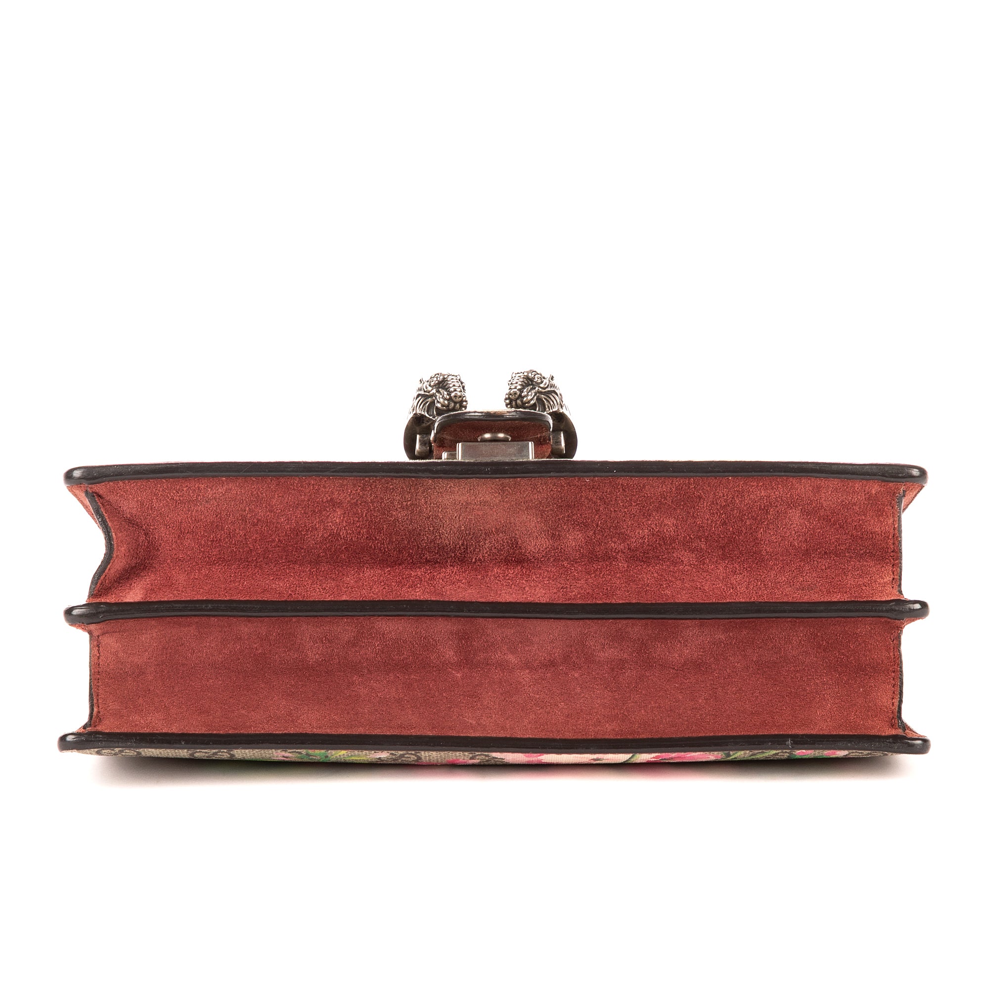 Bolso de hombro Dionysus Small Blooms Beige Lona Estampada Coated