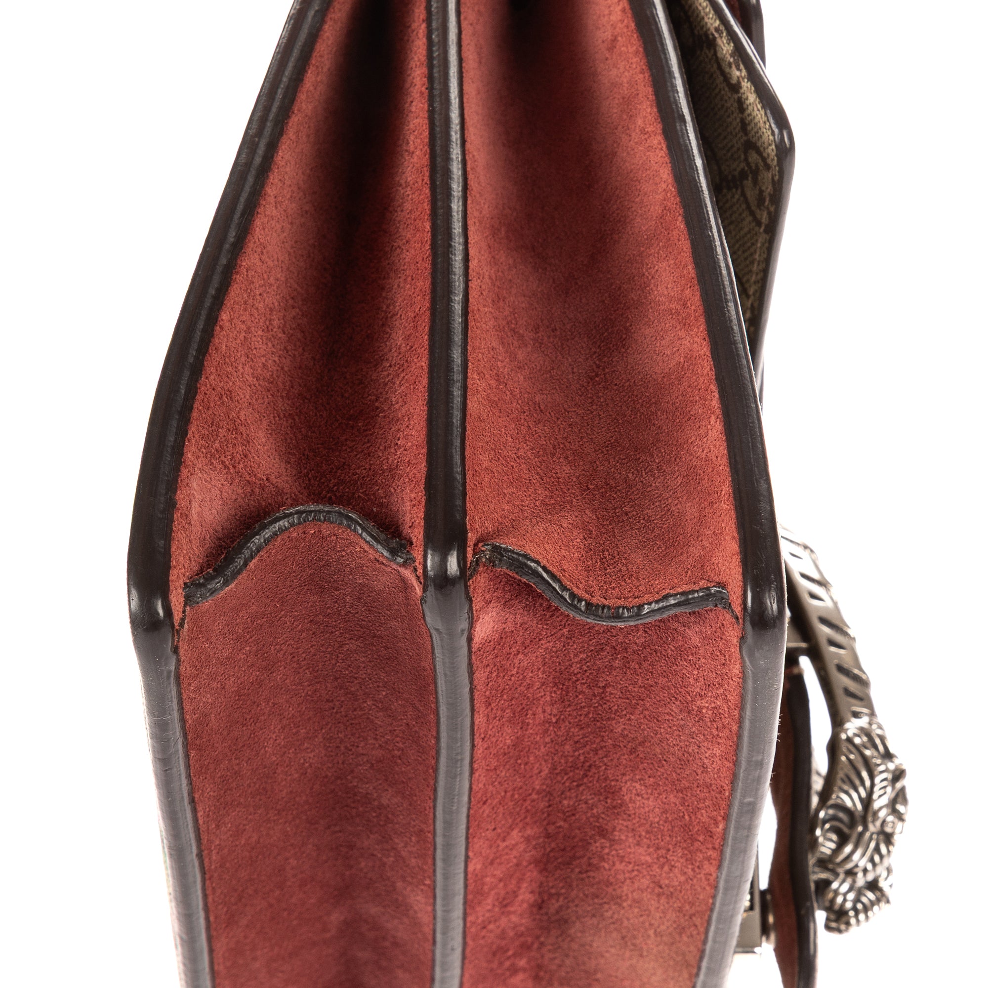 Bolso de hombro Dionysus Small Blooms Beige Lona Estampada Coated