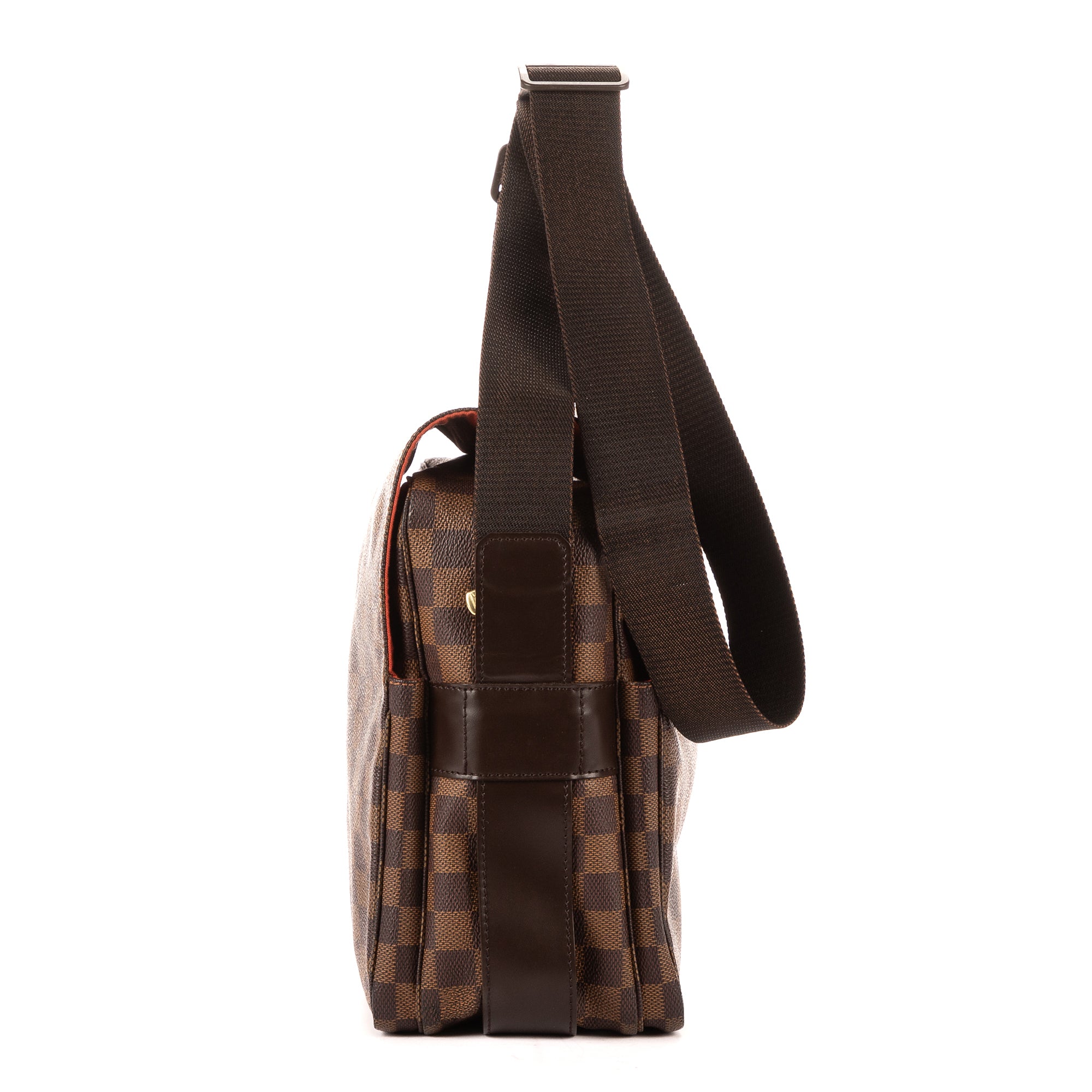 Shoulder Bag Naviglio Dark Brown Damier Ebene
