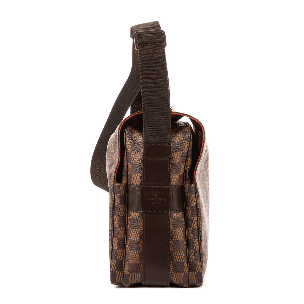 Shoulder Bag Naviglio Dark Brown Damier Ebene