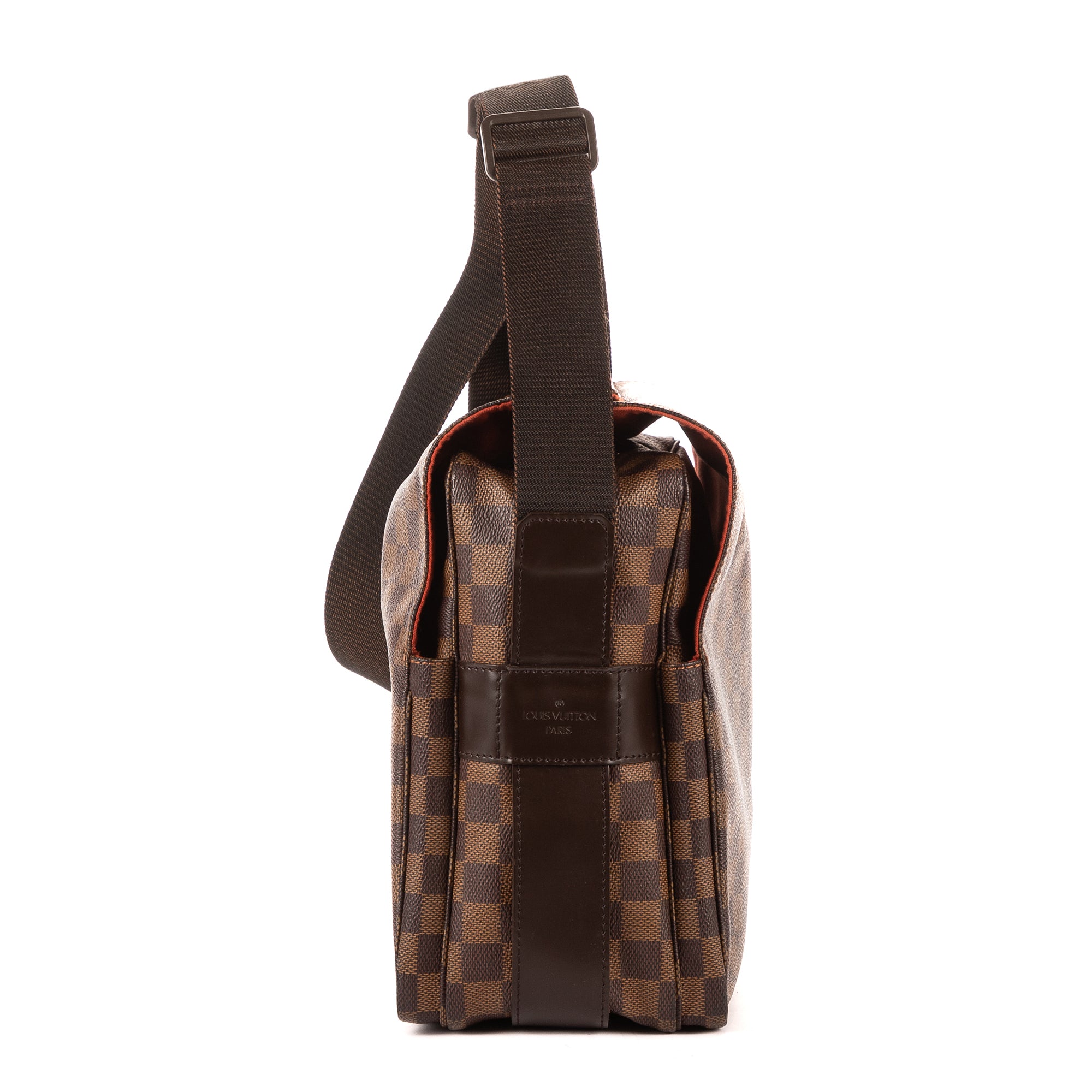 Shoulder Bag Naviglio Dark Brown Damier Ebene