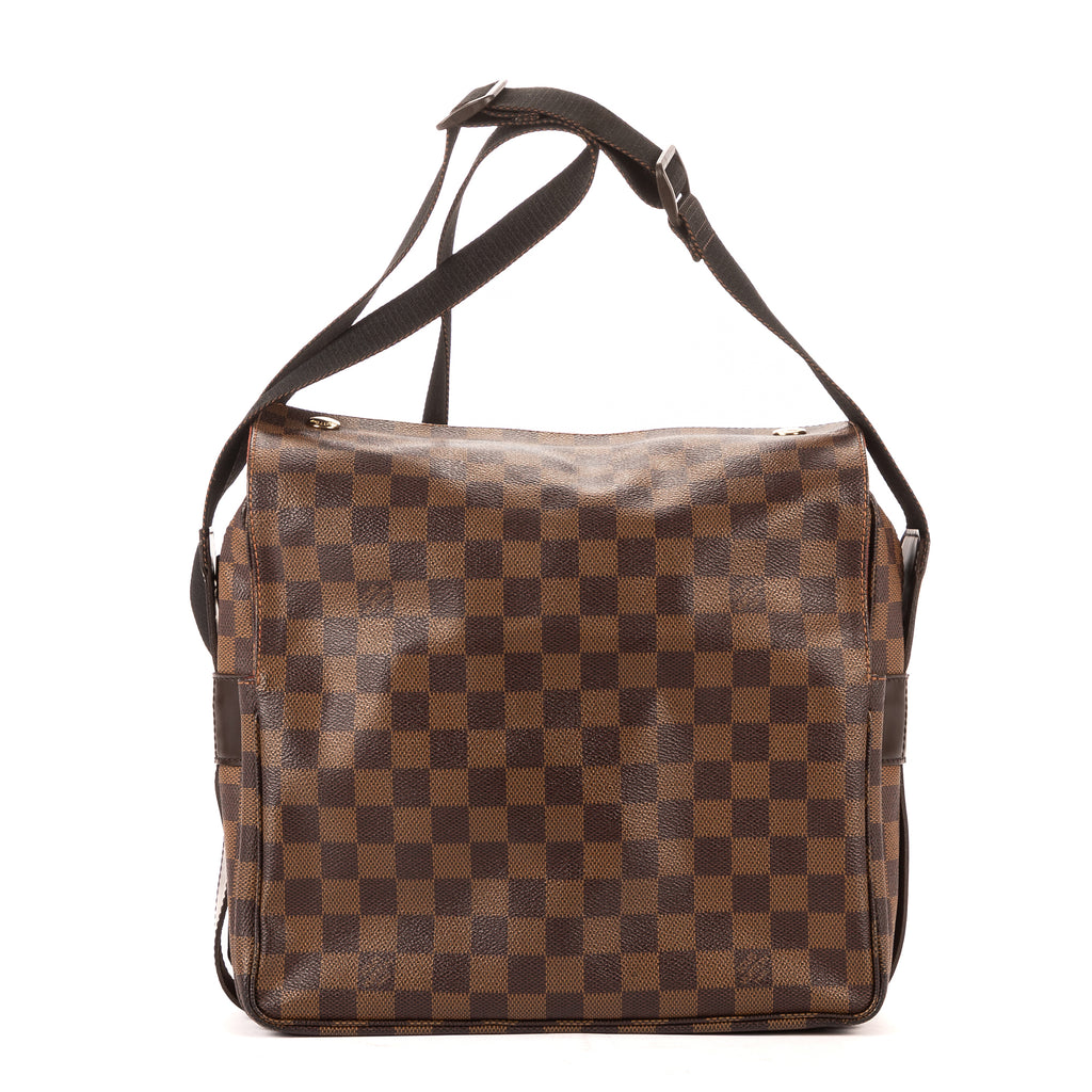 Shoulder Bag Naviglio Dark Brown Damier Ebene