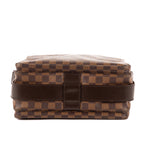 Shoulder Bag Naviglio Dark Brown Damier Ebene