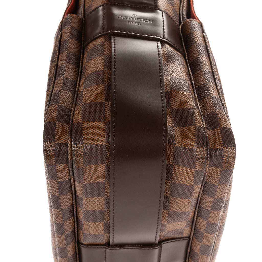 Shoulder Bag Naviglio Dark Brown Damier Ebene