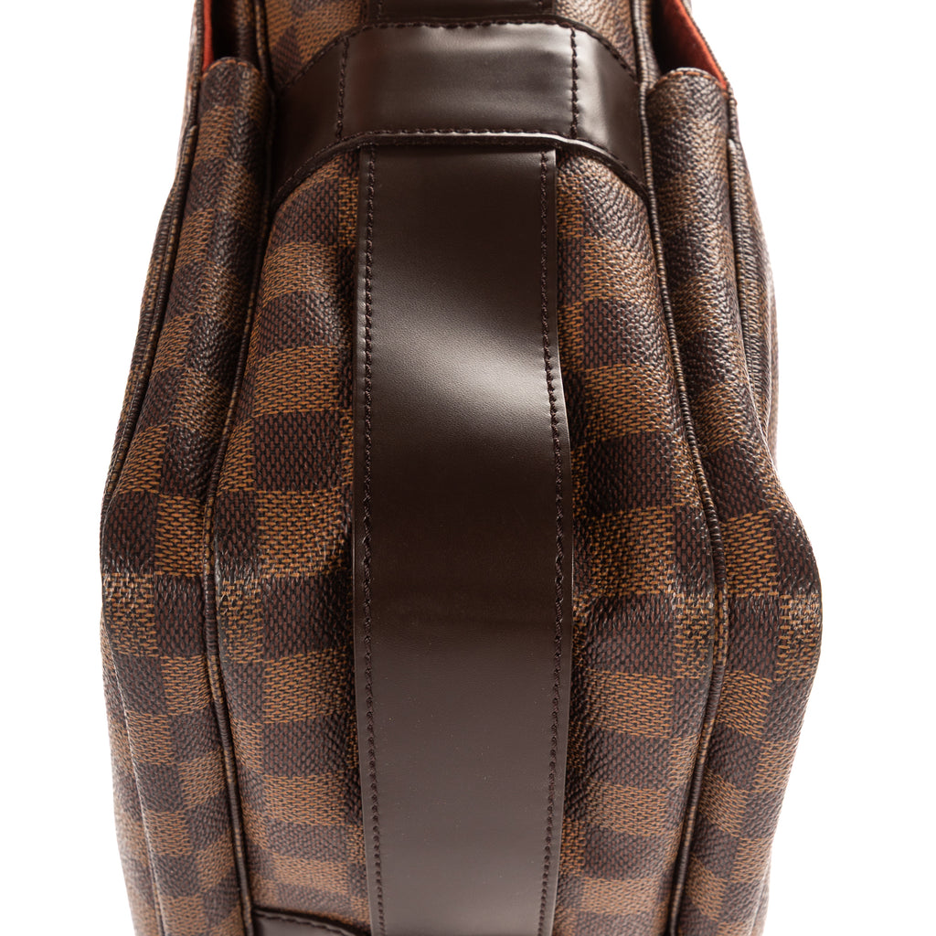 Shoulder Bag Naviglio Dark Brown Damier Ebene