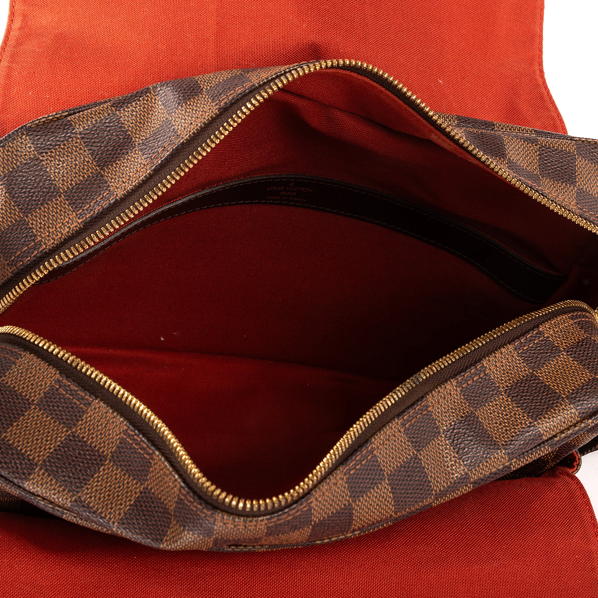 Shoulder Bag Naviglio Dark Brown Damier Ebene