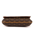 Bolso de hombro Musette Tango Lona Monogram Marrón