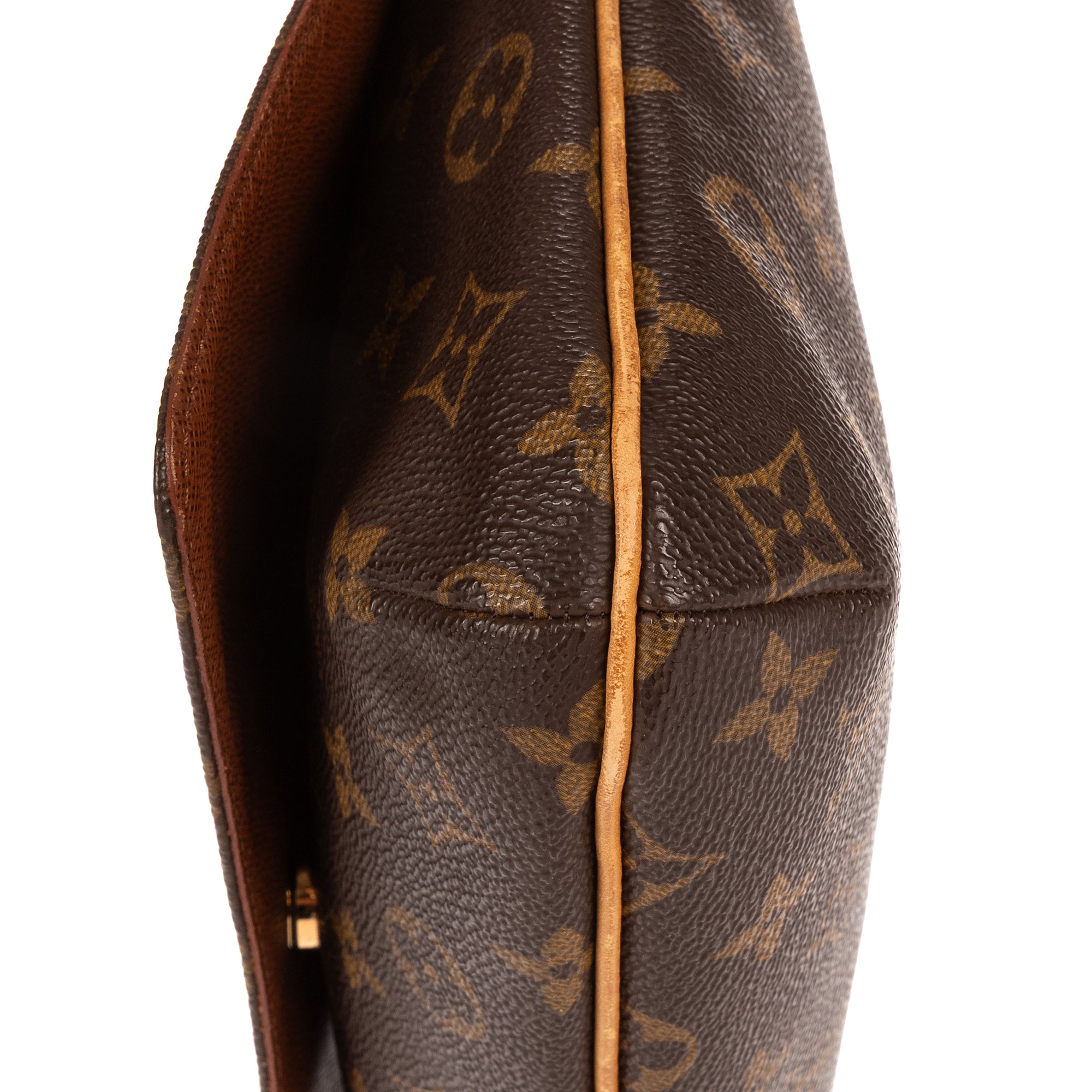 Bolso de hombro Musette Tango Lona Monogram Marrón