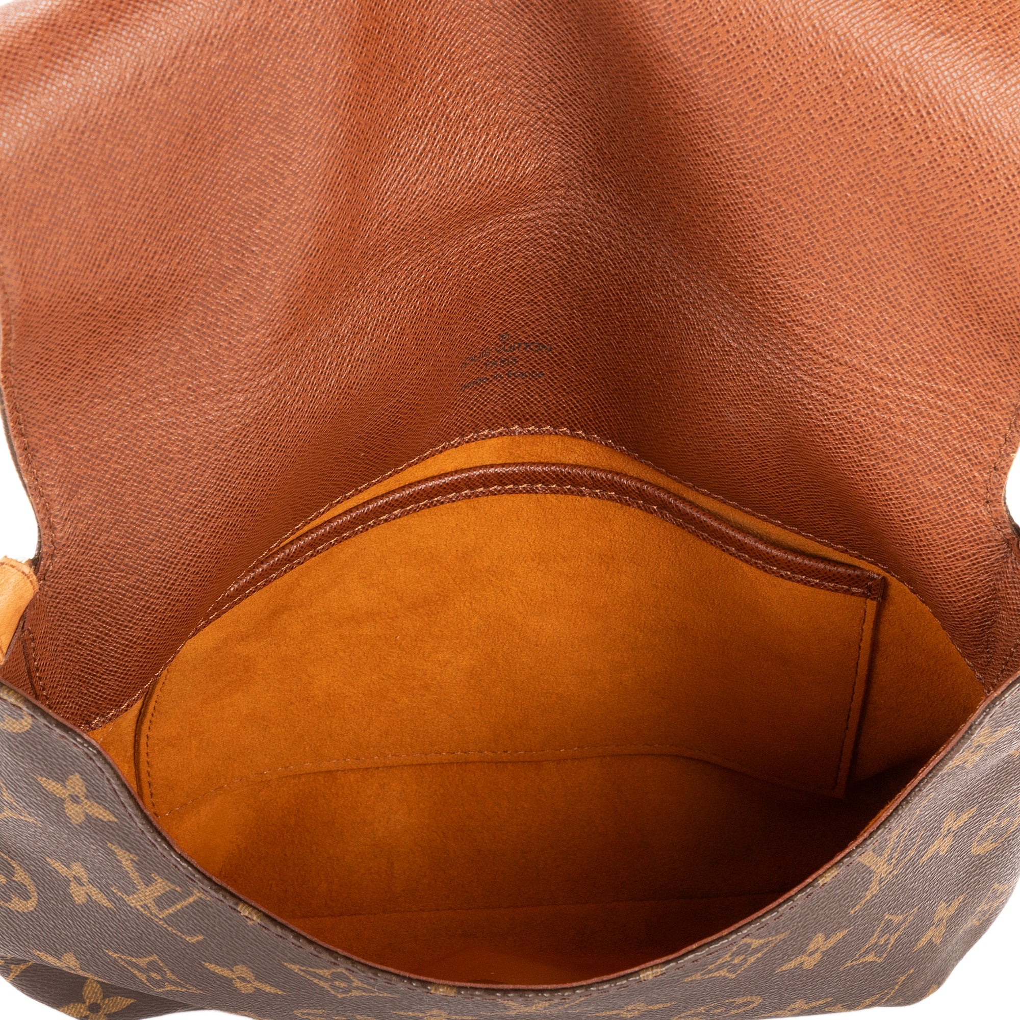 Bolso de hombro Musette Tango Lona Monogram Marrón