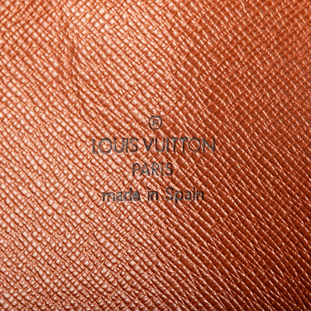 Bandolera Musette Salsa de lona Monogram marrón