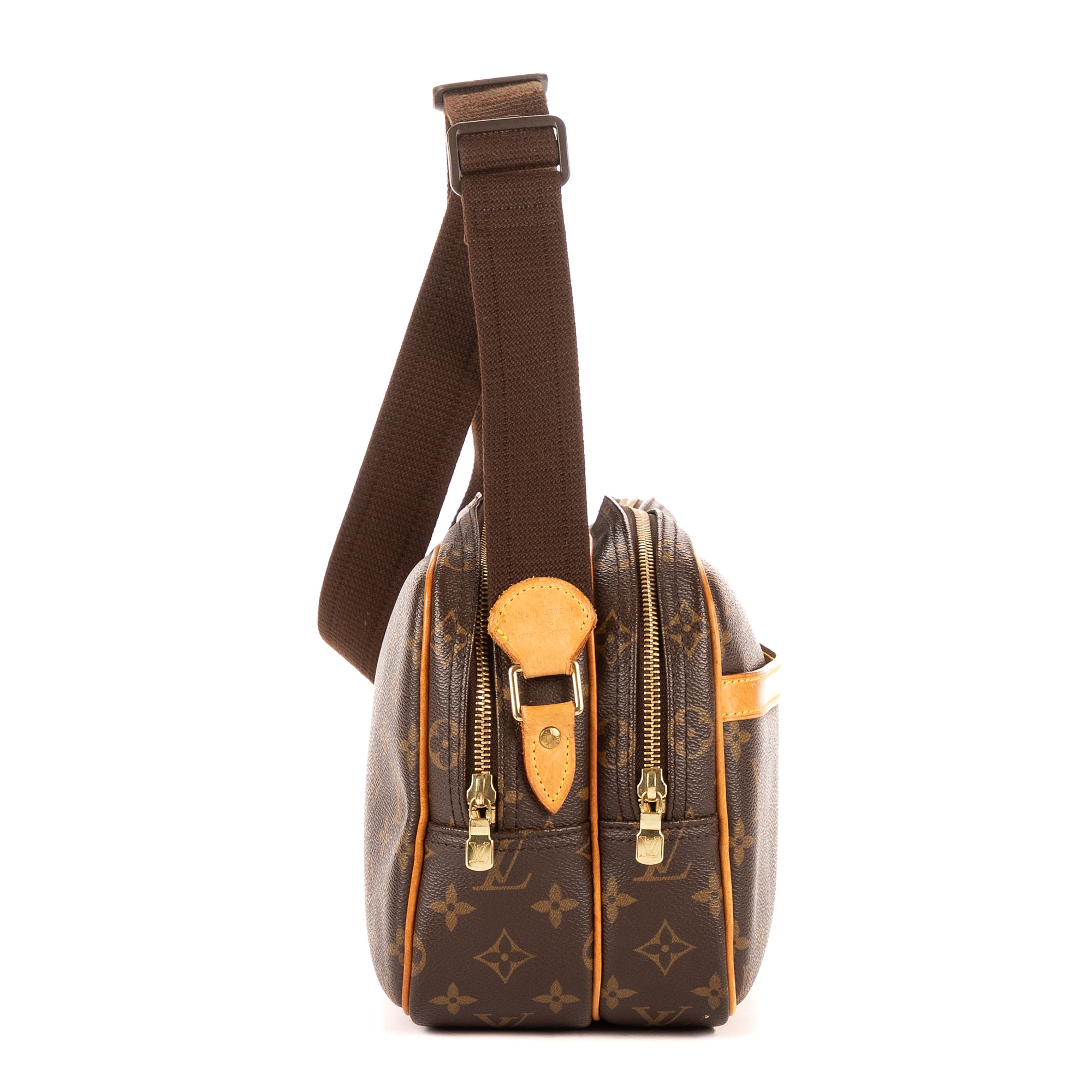 Bolso de Hombro Reporter PM Lona Monogram Marrón