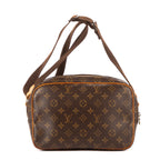 Bolso de Hombro Reporter PM Lona Monogram Marrón