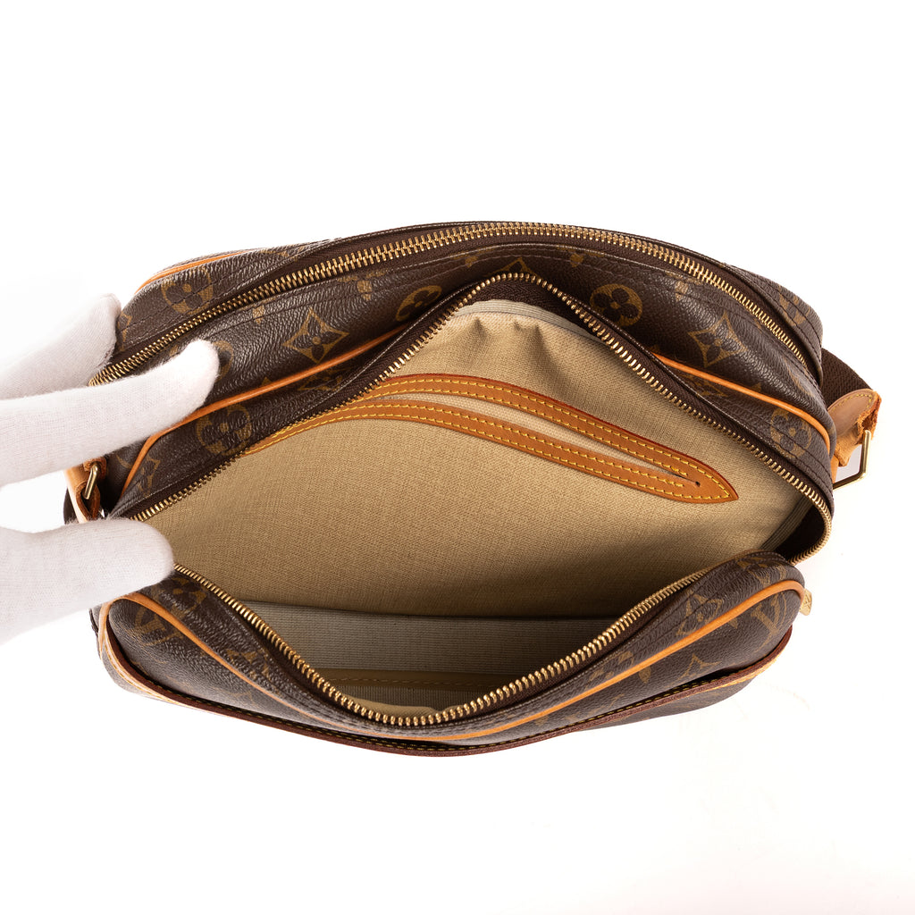 Bolso de Hombro Reporter PM Lona Monogram Marrón